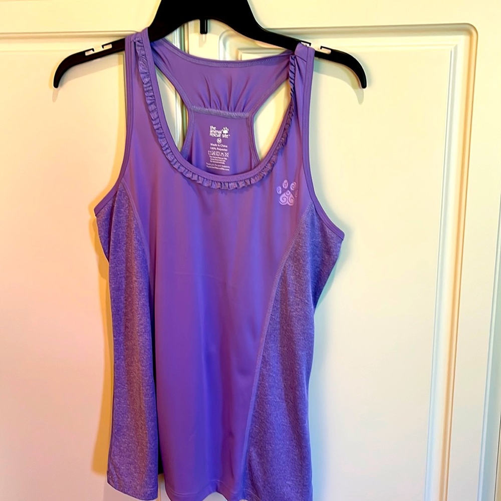 Tank top for pickleball or tennis.